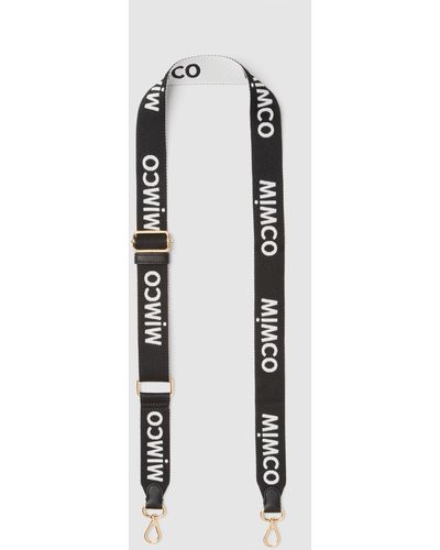Mimco Webbing Bag Strap - White