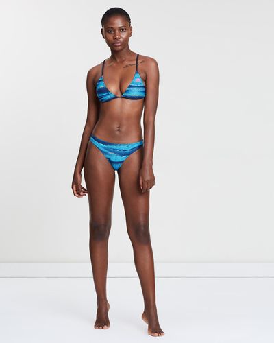 adidas Originals Parley Allover Print Infinitex 2 Piece Bikini Set - Blue