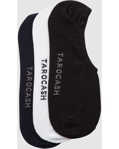 Tarocash Payton 3 Pk Invisible Sock - Black