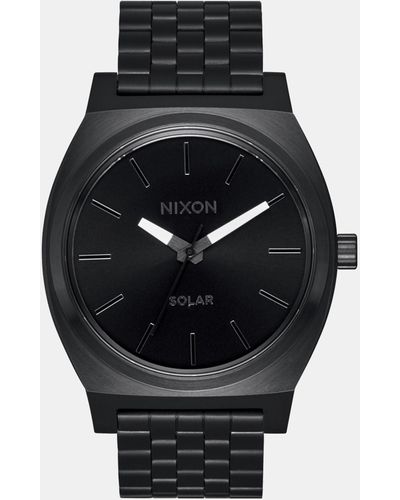 Nixon Time Teller Solar Watch - Black