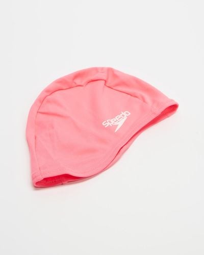 Speedo Junior Polyester Cap - Pink