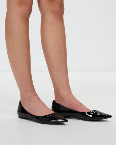 Atmos&Here Kate Leather Flats - Black