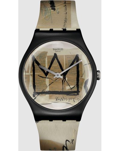 Swatch Untitled By Jean Michel Basquiat - Grey
