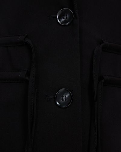 Third Form Protocol Cinched Waist Blazer - Black