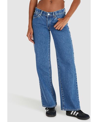 A.Brand 99 Low & Wide Jeans - Blue