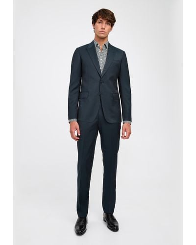 Calibre Tonal Twill Suit Jacket - Blue