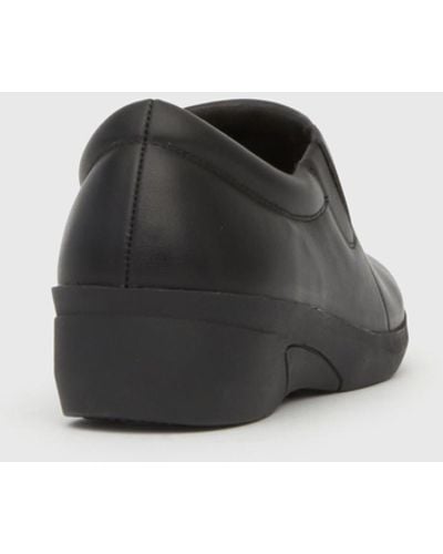 Airflex Morgan Leather Casual Shoes - Black