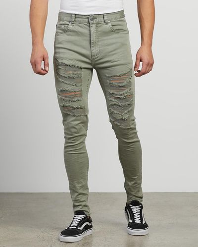 Kiss Chacey K1 Super Skinny Fit Jeans - Green