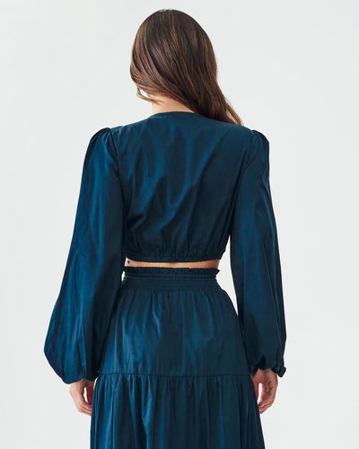 The Fated Ej Blouse - Blue