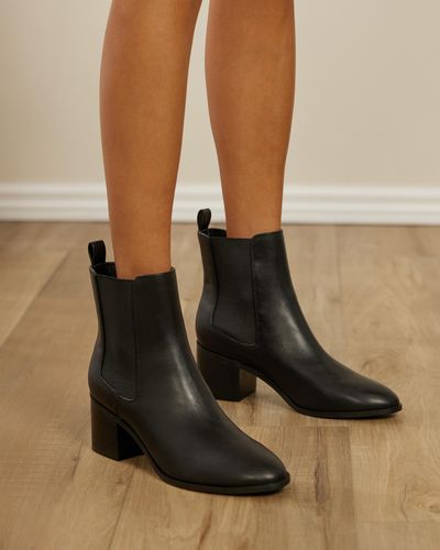 Spurr Gina Ankle Boots - Black