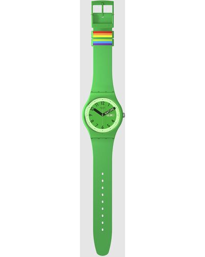 Swatch Proudly Watch - Green