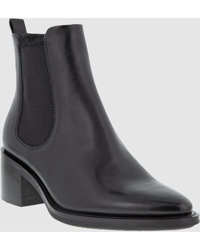 Ecco Shape 35 Sartorelle Chelsea Boots - Black