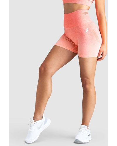Doyoueven Ombre Scrunch Seamless Shorts - Pink