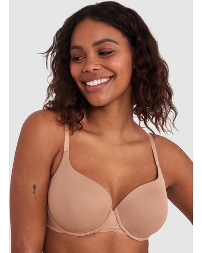 Bras N Things Everyday Luxe Contour Plunge Bra - Brown