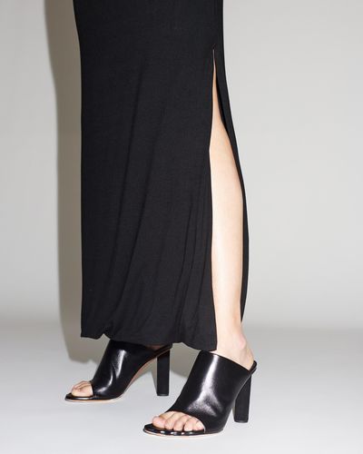 Lover Samara Textured Jersey Skirt - Black