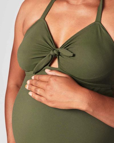 Cake Maternity Kombucha Maternity Swimsuit - Green
