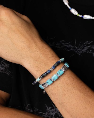 Nialaya The Dorje Flatbead Collection And Silver - Blue