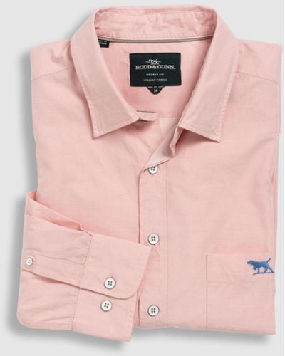 Rodd & Gunn Glenbrook Sports Fit Shirt - Pink