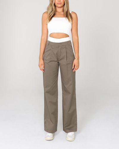 Madison The Label Nora Trousers - Green