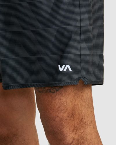 RVCA yogger Iv Elastic Shorts 17" - Black