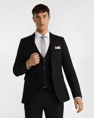 Yd Goodfella Skinny Suit Jacket - Black