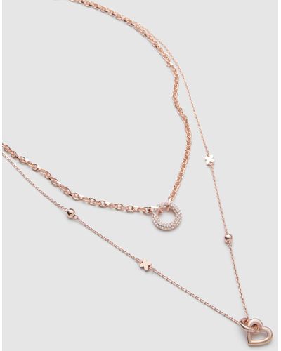 Mimco Reflection Necklace - Pink