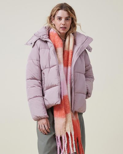Cotton On The Recycled Mother Puffer Jacket 3.0 - Pink
