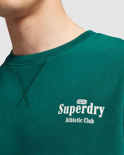 Superdry Code Athletic Club Crew - Green