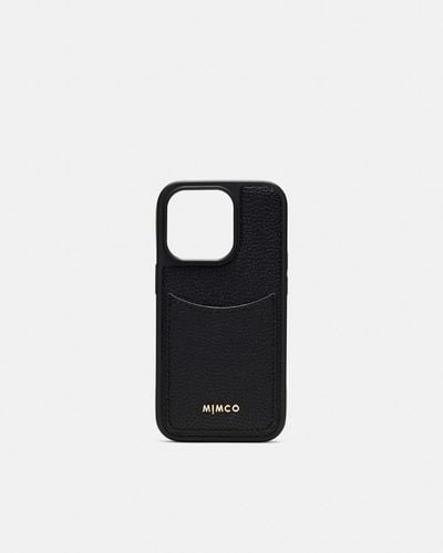 Mimco Joy Card Phone Case For Iphone 14 Pro - Black