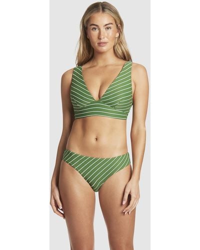 Sea Level Shoreline Regular Bikini Pant - Green