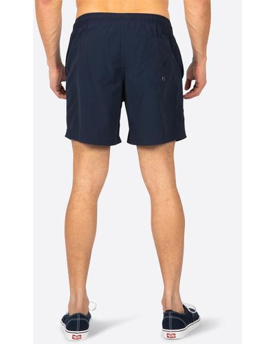 Nautica Extended Size J Class Collection 6" Swim Shorts - Blue