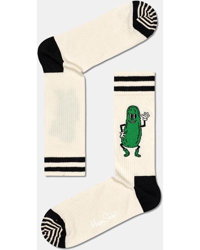 Happy Socks Pickles Socks - Natural