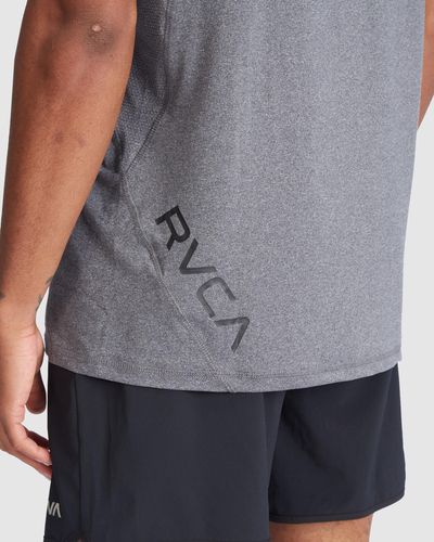 RVCA Sport Vent Performance Tshirt - Grey