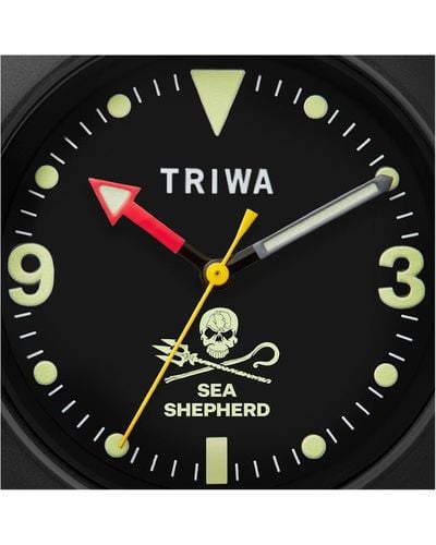 Triwa Time For Oceans Sea Shepard Octopus - Black
