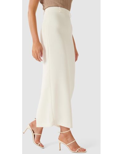 Forever New Samantha Column Skirt - White