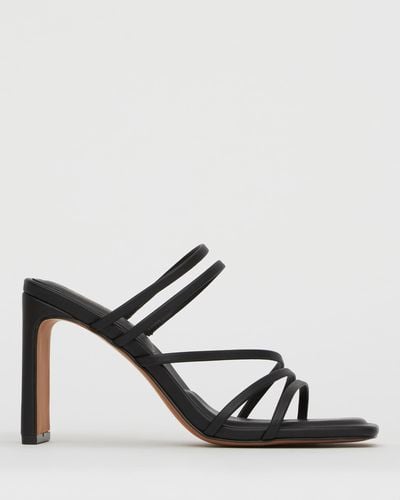 Betts Capri Square Toe Strappy Sandals - Black