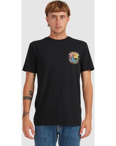 Quiksilver Another Story Short Sleeve T Shirt - Black