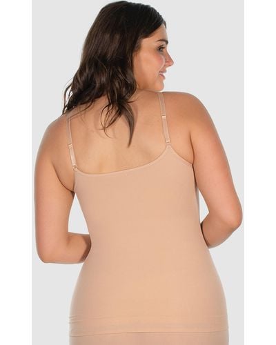 B Free Intimate Apparel Curvy Ultra Light Shaping Camisole - Natural