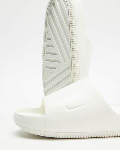 Nike Calm Slides - White
