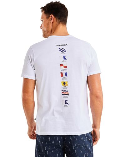 Nautica J Class Collection Archie Tee - White