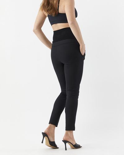SOON Maternity Vanessa Cropped Ponti Trousers - Black