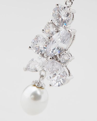 Stephanie Browne Madame Regalia Pearl Earrings - Multicolour