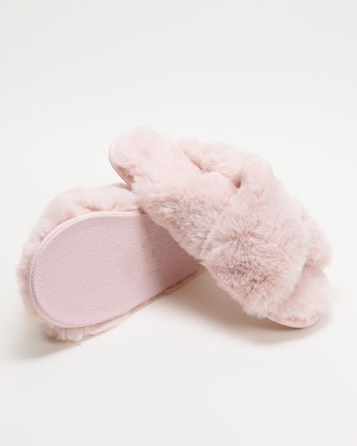 Papinelle Sheepy Crossover Slides - Pink