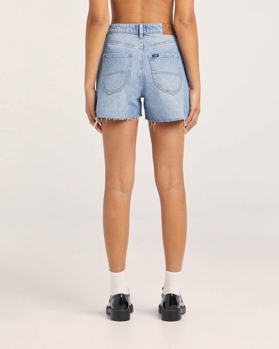 Lee Jeans High Relaxed Organic Cotton Short - Blue