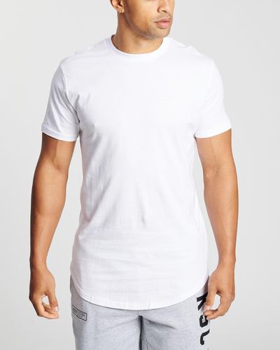Kiss Chacey Essentials Dual Curved Tee - White