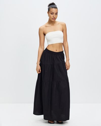 ONLY Paige Long Skirt - Black