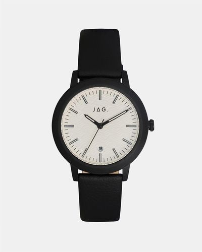 Jag Bronte Analogue Date Watch - White