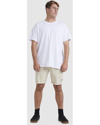 Billabong Wave Wash Twill Shorts For Men - White