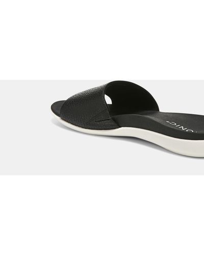 Vionic Val Slide Sandals - White