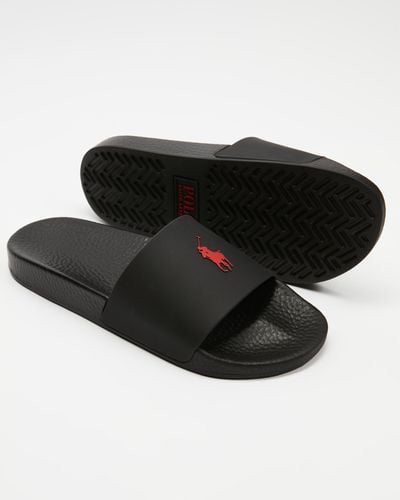 Polo Ralph Lauren Slide Sandals - Black
